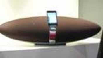 B&W Zeppelin : dock iPod haut-de-gamme (ISE 2008)