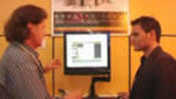 Chief  explique le Mount Builder pour des supports pour plasma ou LCD (CEDIA EXPO LONDON 2008)