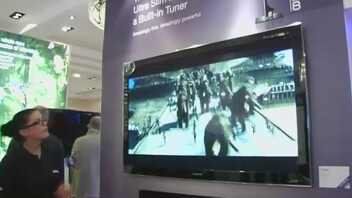 Samsung’s ultra slim Series 8 Plasma HDTV (Sound & Vision: The Manchester Show 2009)