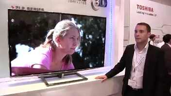 IFA 2011 Toshiba 55ZL2, téléviseur 3D sans-lunettes de grande taille