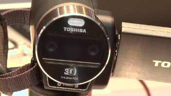 Toshiba Camileo Z100 : camescope 3D avec écran 3D sans lunettes (CES 2012)