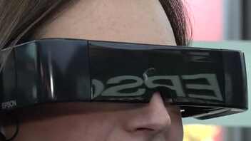 Epson Moverio : présentation des lunettes 3D à écrans intégrés (ISE 2012)