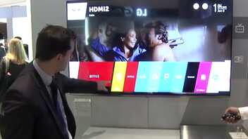 LG : interface WebOS (CES 2014)