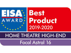 Illustration de l'article EISA 2019-2020, meilleur produit Home-Cinéma High End : Focal Astral 16