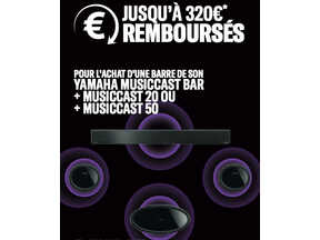 Illustration de l'article Yamaha MusicCast : jusqu'à 320 euros remboursé !