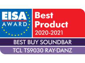Illustration de l'article EISA 2020-2021, barre de son meilleur achat : TCL TS9030 Ray-Danz
