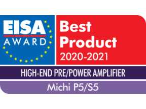 Illustration de l'article EISA 2020-2021, préamplificateur et amplificateur haut de gamme : Michi P5/S5