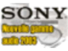 Illustration de l'article Gamme Sony 2003