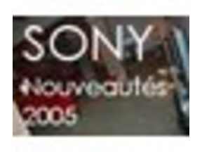 Illustration de l'article Sony : Présentation produits 2005