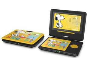 Illustration de l'article Lenco DVP-7 : Snoopy s'invite sur un lecteur DVD portable