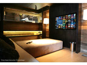 Illustration de l'article Ciné Lounge : une installation multizone et domotique exemplaire dans un chalet