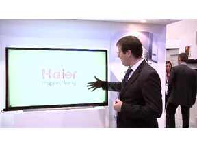 Illustration de l'article CES 2012 en vidéo : Haier poursuit le développement de ses écrans transparents