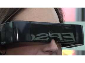 Illustration de l'article ISE 2012 en vidéo : Epson Moverio, lunettes 3D avec écrans intégrés et autonomes
