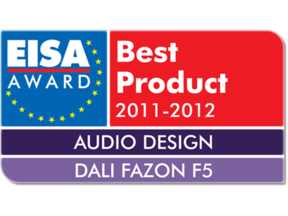Illustration de l'article Dali Fazon F5 : EISA 2011 catégorie Audio Design européen