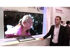 Illustration de l'article IFA 2011 en vidéo : Toshiba 55ZL2, grand téléviseur 4K 3D sans lunettes