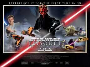 Illustration de l'article Star Wars Episode 1 : La Menace Fantôme 3D dans nos platines Blu-ray 3D au printemps?