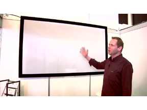 Illustration de l'article ISE 2012 en vidéo : Screen Goo, la peinture écran