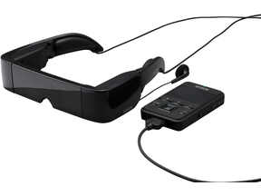 Illustration de l'article Epson Moverio : plus de détails sur les lunettes vidéo 3D avec boîtier Android