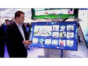 Illustration de l'article CES 2013 en vidéo : Samsung Smart TV 2013, présentation et démonstration