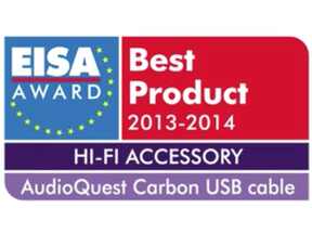 Illustration de l'article AudioQuest câble USB Carbon : prix EISA 2013-2014 catégorie "Accessoires Hi-Fi"