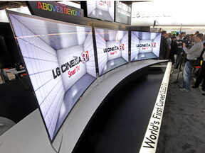 Illustration de l'article CES 2013 : LG EA9800, le premier téléviseur OLED incurvé