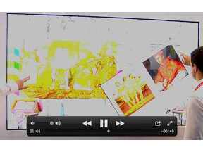 Illustration de l'article CES 2013 en vidéo: LG présente un écran tactile UltraHD