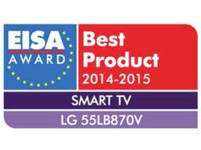 Illustration de l'article LG 55LB870V : prix EISA 2014-2015 catégorie "Smart TV"