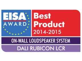 Illustration de l'article Dali Rubicon LCR : prix EISA 2014-2015 catégorie "On-Wall Loudspeaker System"