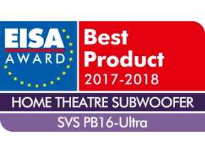 Illustration de l'article EISA 2017-2018 : SVS PB16-Ultra, meilleur caisson de grave home cinéma