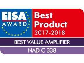 Illustration de l'article EISA 2017-2018 : NAD C338, amplificateur intégré - meilleur achat