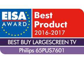Illustration de l'article EISA 2016-2017 : Philips 65PUS7601, meilleur achat grand téléviseur [MAJ]