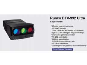 Runco DTV-992 Ultra