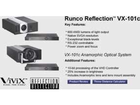 Runco Reflection VX-101c