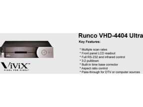 Runco VHD-4404 Ultra