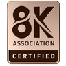 Logo 8K Association Certified